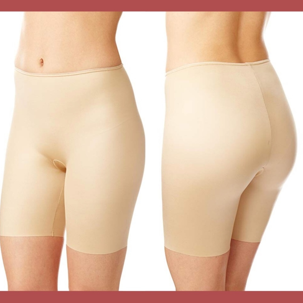 NWT SPANX Slimplicity Mid-Thigh Shaper in Nude [SZ XL‎ ]
